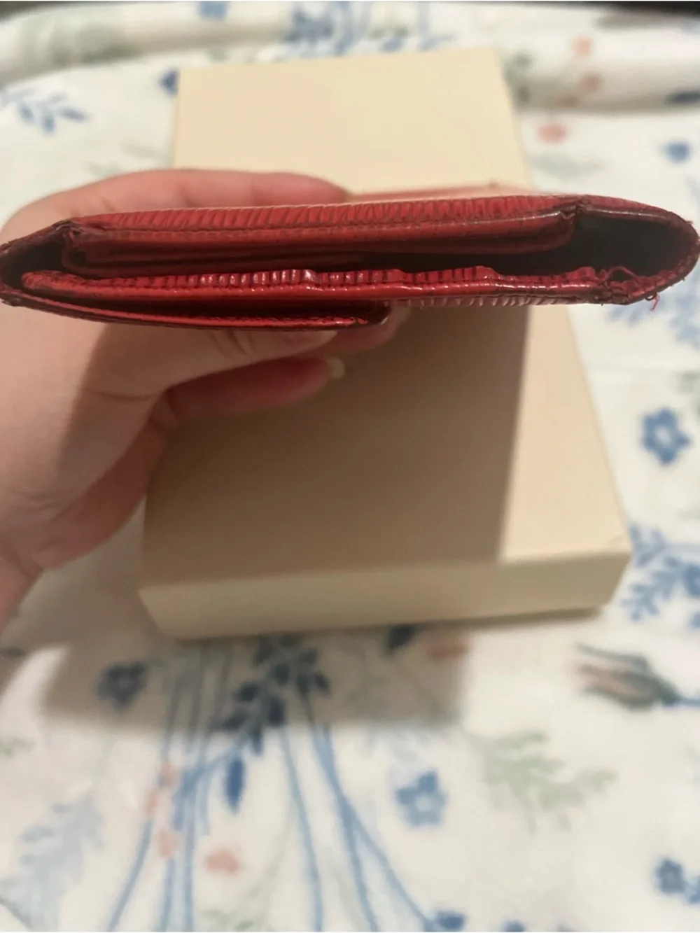 Louis Vuitton Red Epi Leather Wallet - Picture 4 of 12